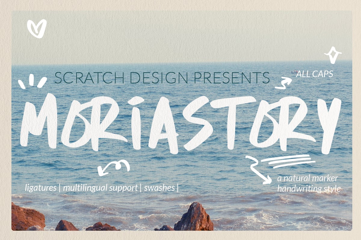 Moriastory - Imperfect Marker Font