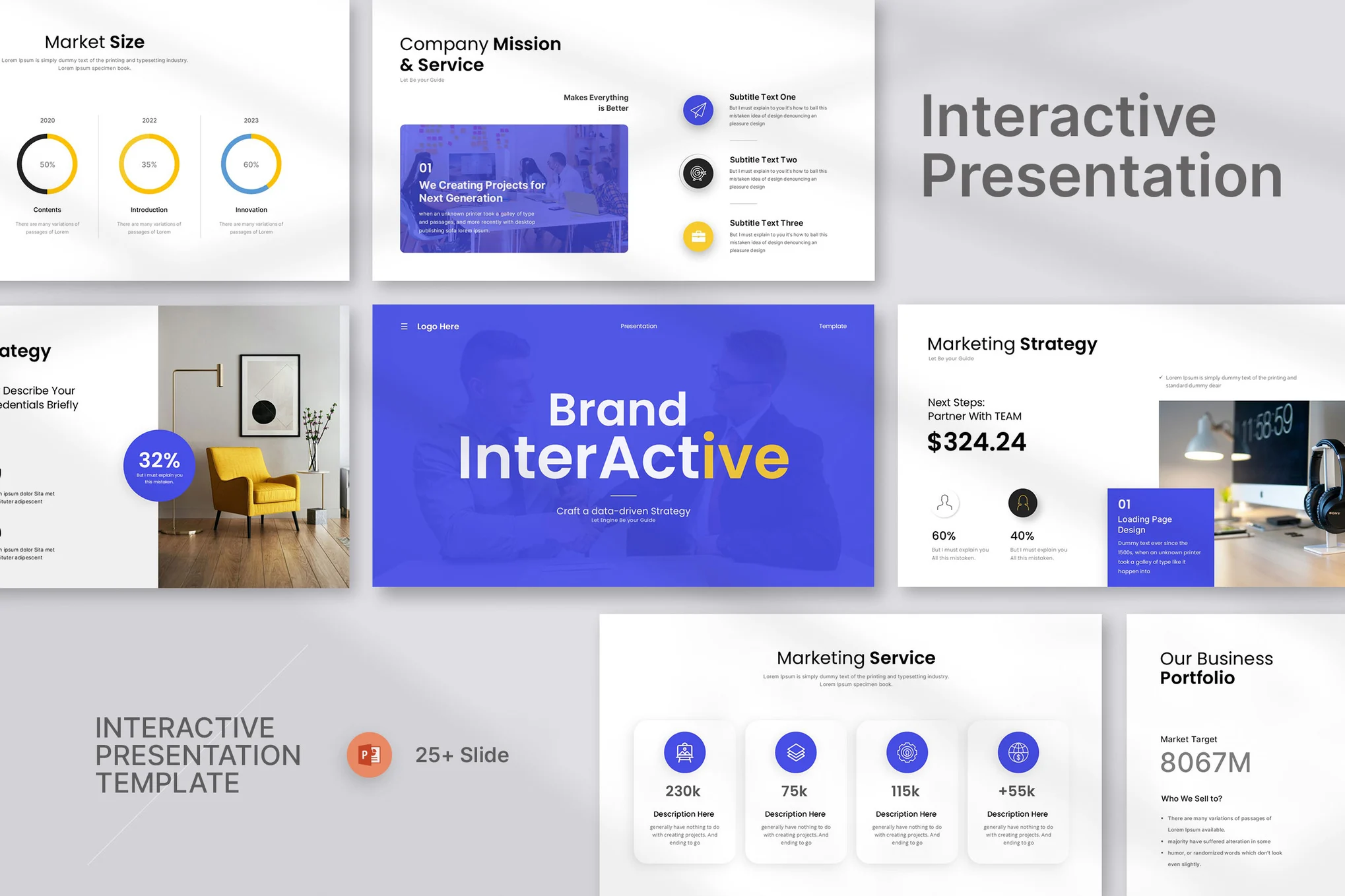 Morph - Interactive PowerPoint Template