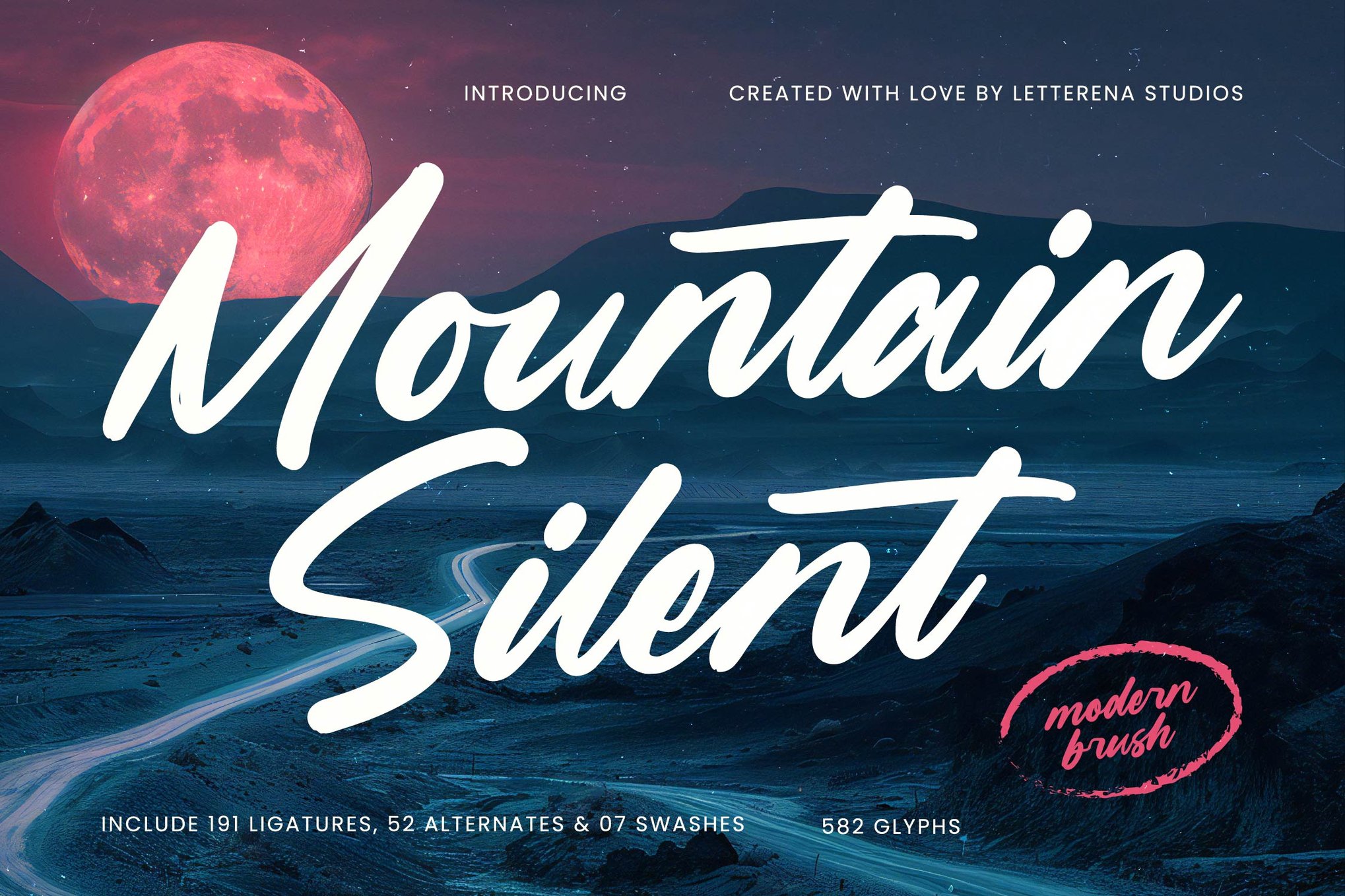 Mountain Silent - Modern Mountain Font