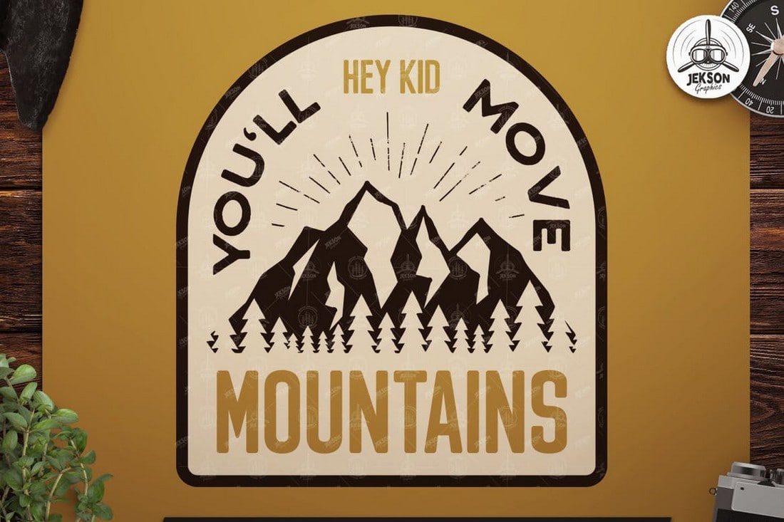 mountains-vintage-badge 7 New & Modern Color Trends 2021 design tips 