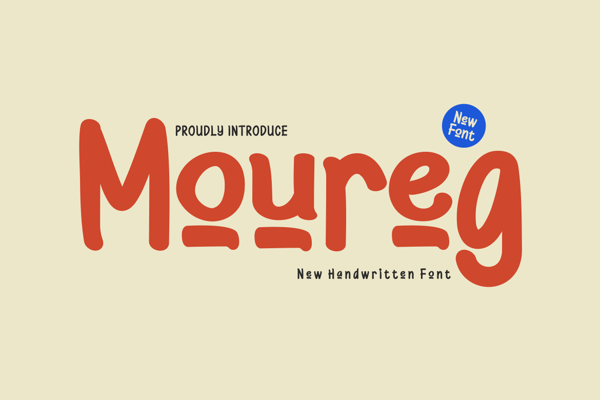 Moureg - Handmade Marker Font