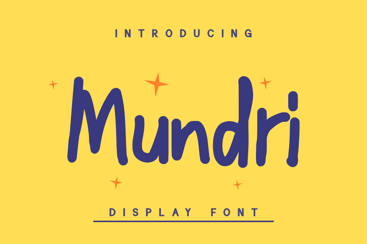 Mundri - Creative Indian Style Font