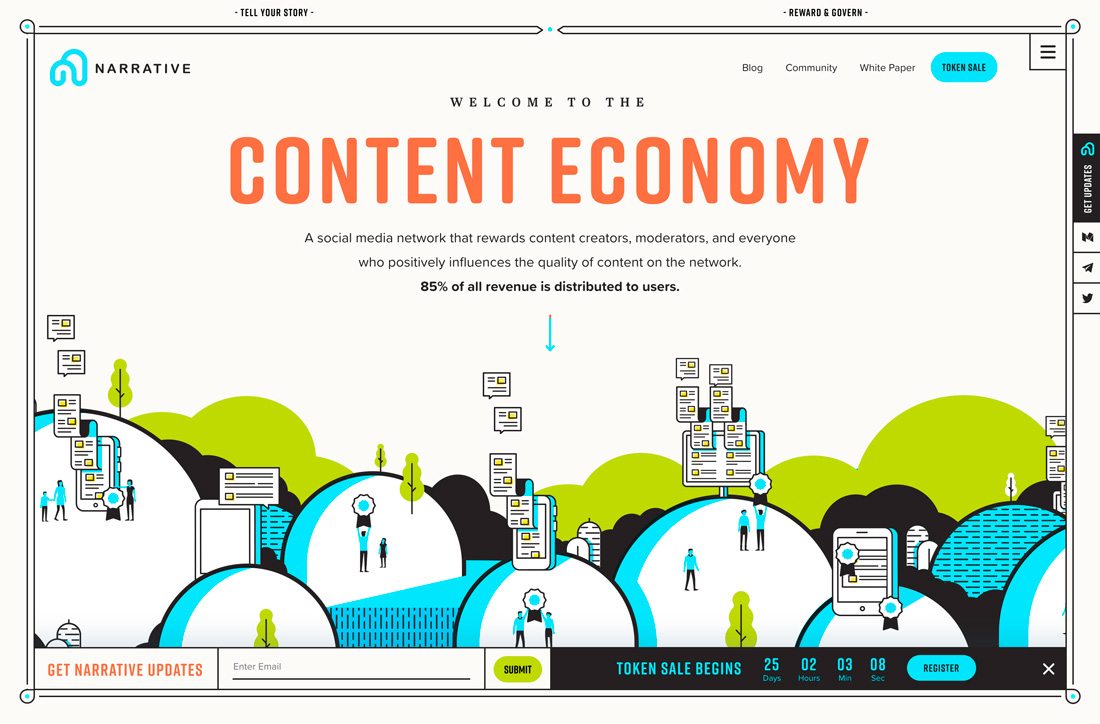 narrative How to Design Readable Content for the Web design tips 