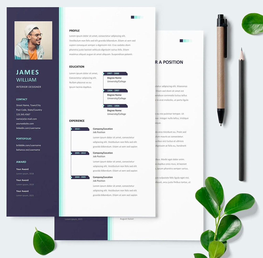 25+ Stylish Resume Color Schemes for 2021 Yes  Designs