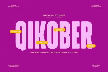 NCL Qikober Bold Rounded Font