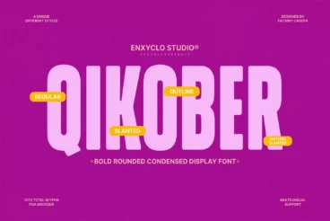 NCL Qikober Bold Rounded Font