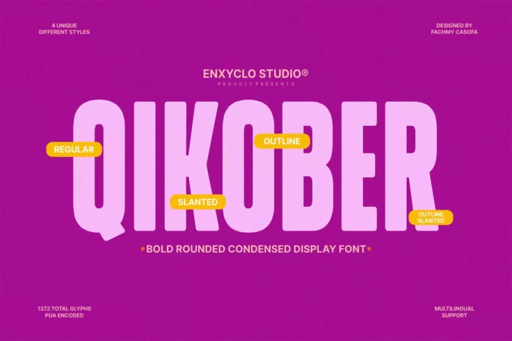 View Information about NCL Qikober Bold Rounded Font