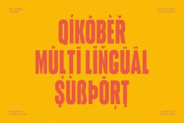 First alternate image for NCL Qikober Bold Rounded Font