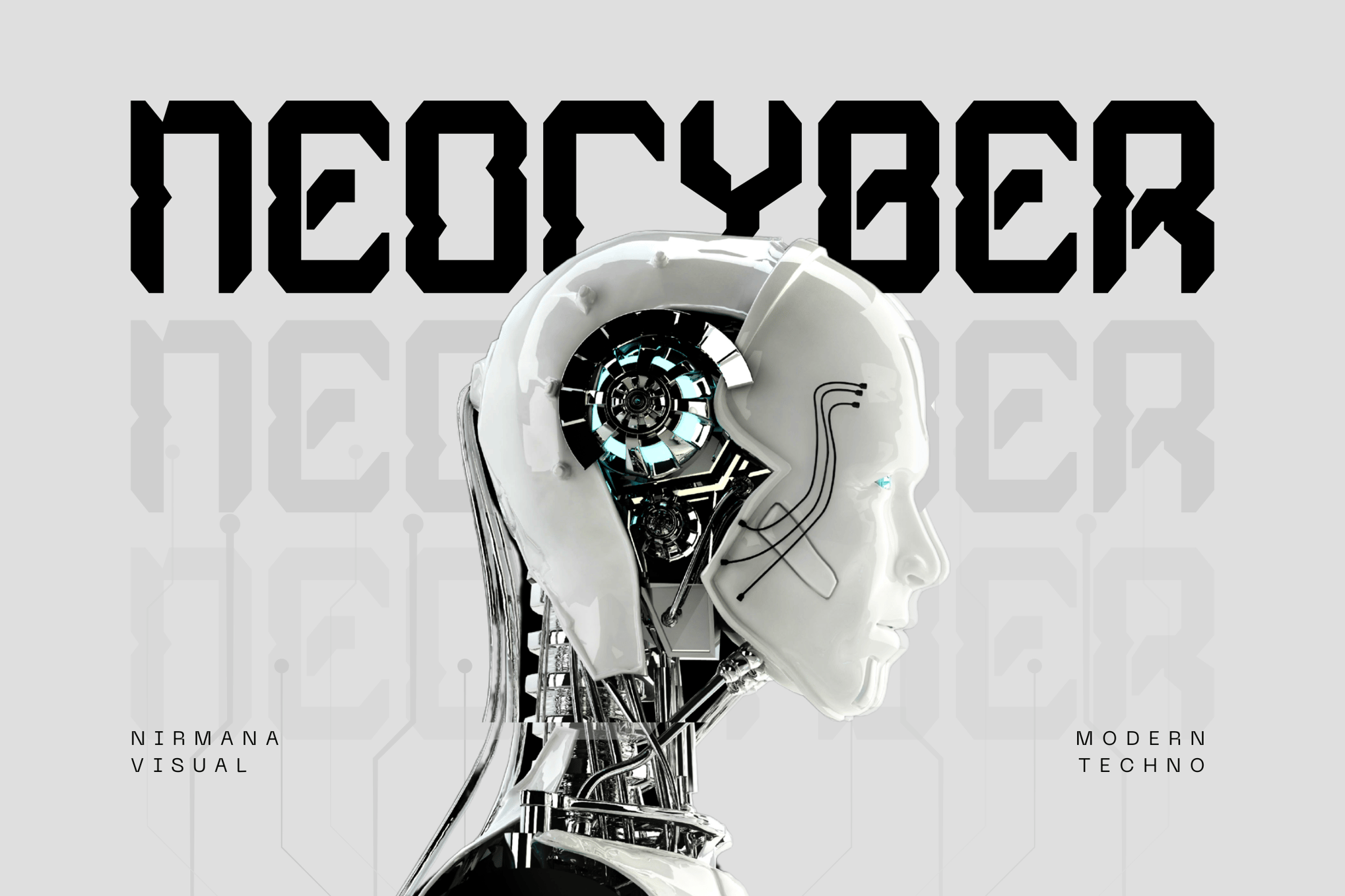 Neo Cyberpunk - Modern Robotic Font