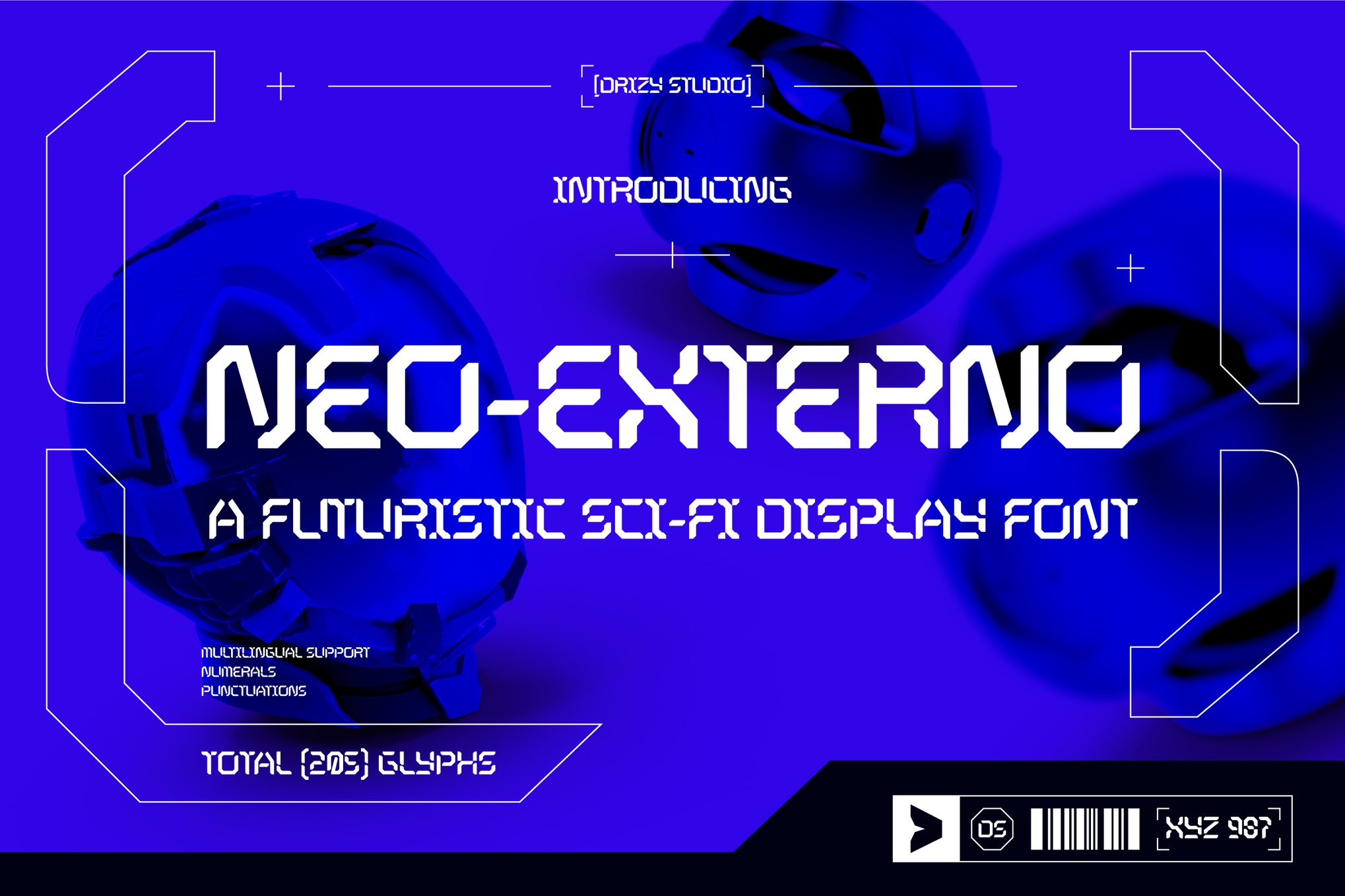 Neo-Externo - Futuristic Sci-Fi Font