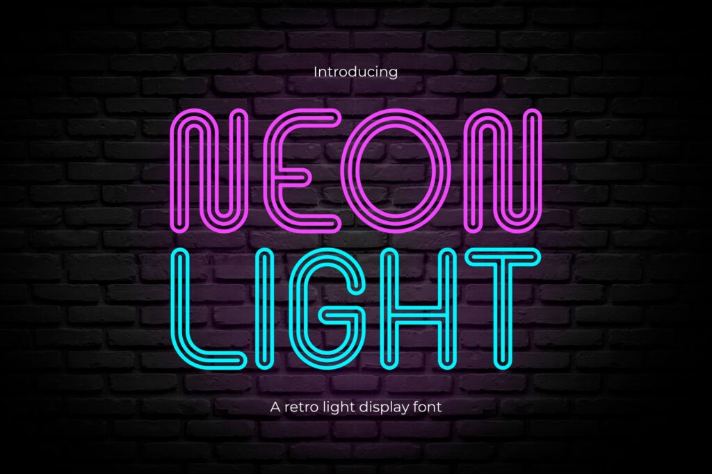 25 Best Neon Sign Fonts Design Shack