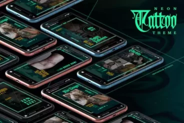 First alternate image for Neon Tattoo Instagram Stories