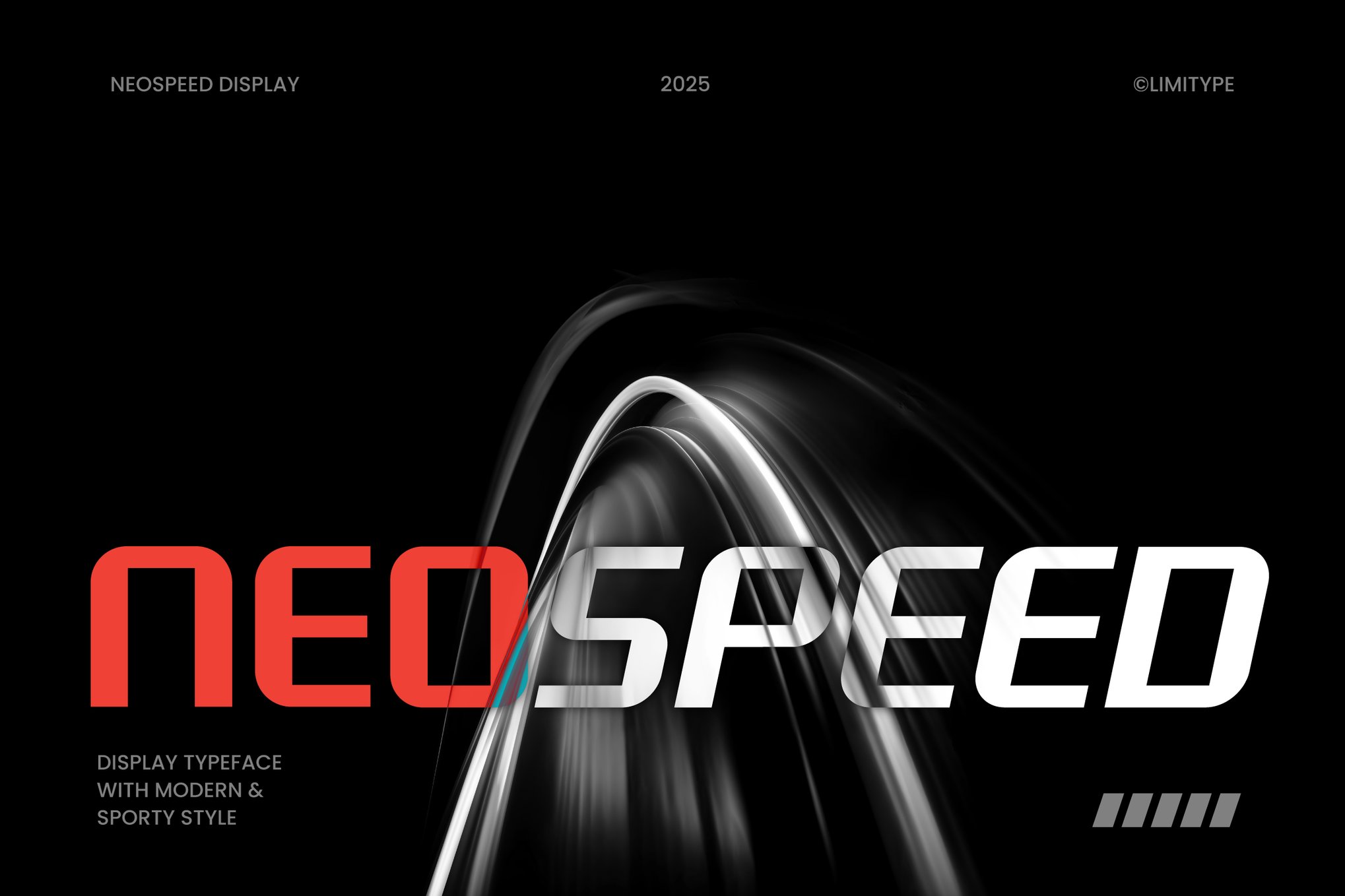 Neospeed - Futuristic Kinetic Font