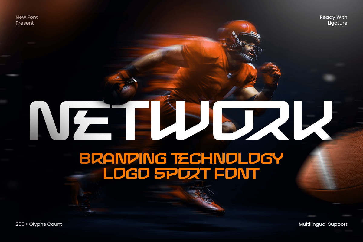 Network - Technology Logo Font
