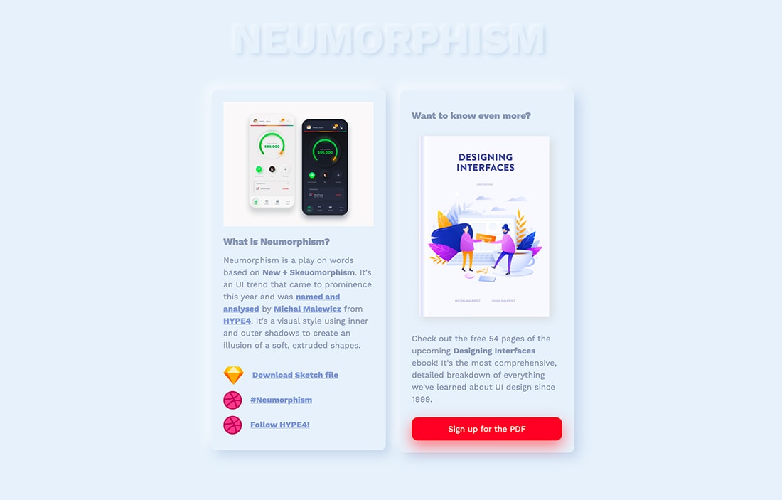 neumorphism trend