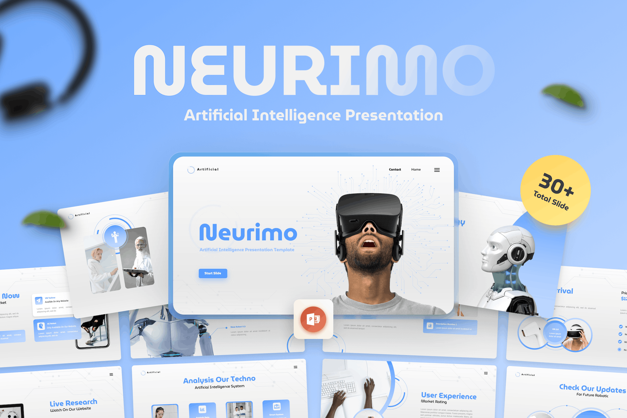 Neurimo - Artificial Intelligence AI PowerPoint Template