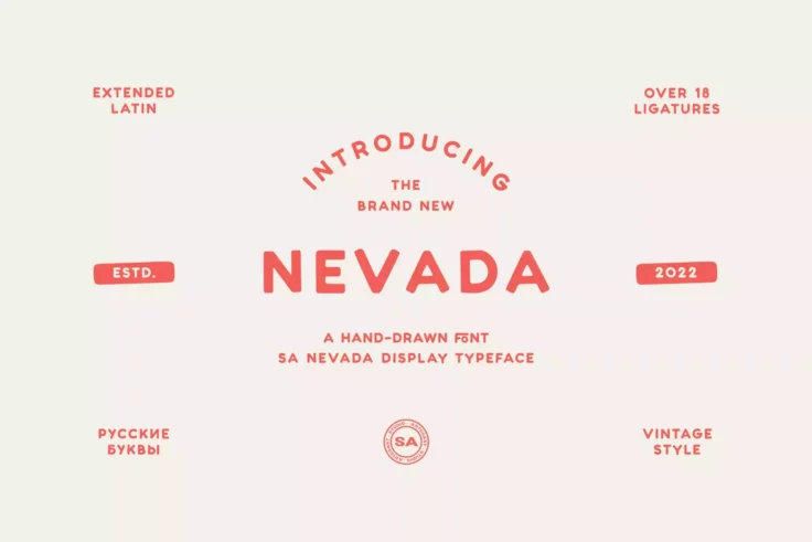 View Information about Nevada Hand Drawn Font