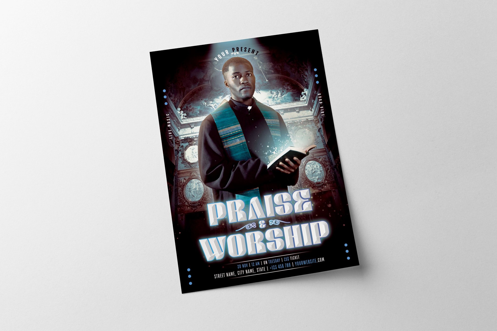 New Church Event Church Flyer Template