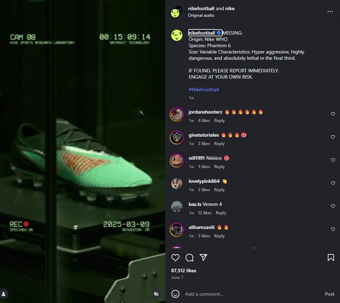 nike instagram ad