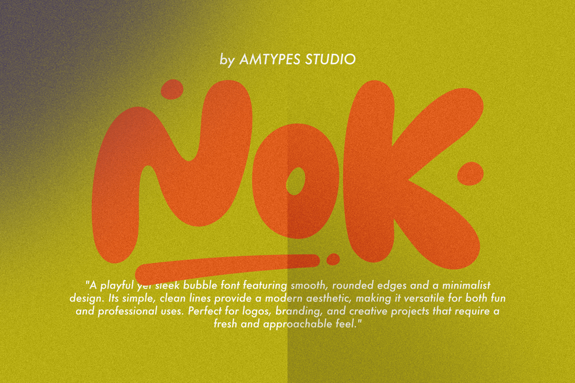Nok - Fresh & Playful Cricut Font