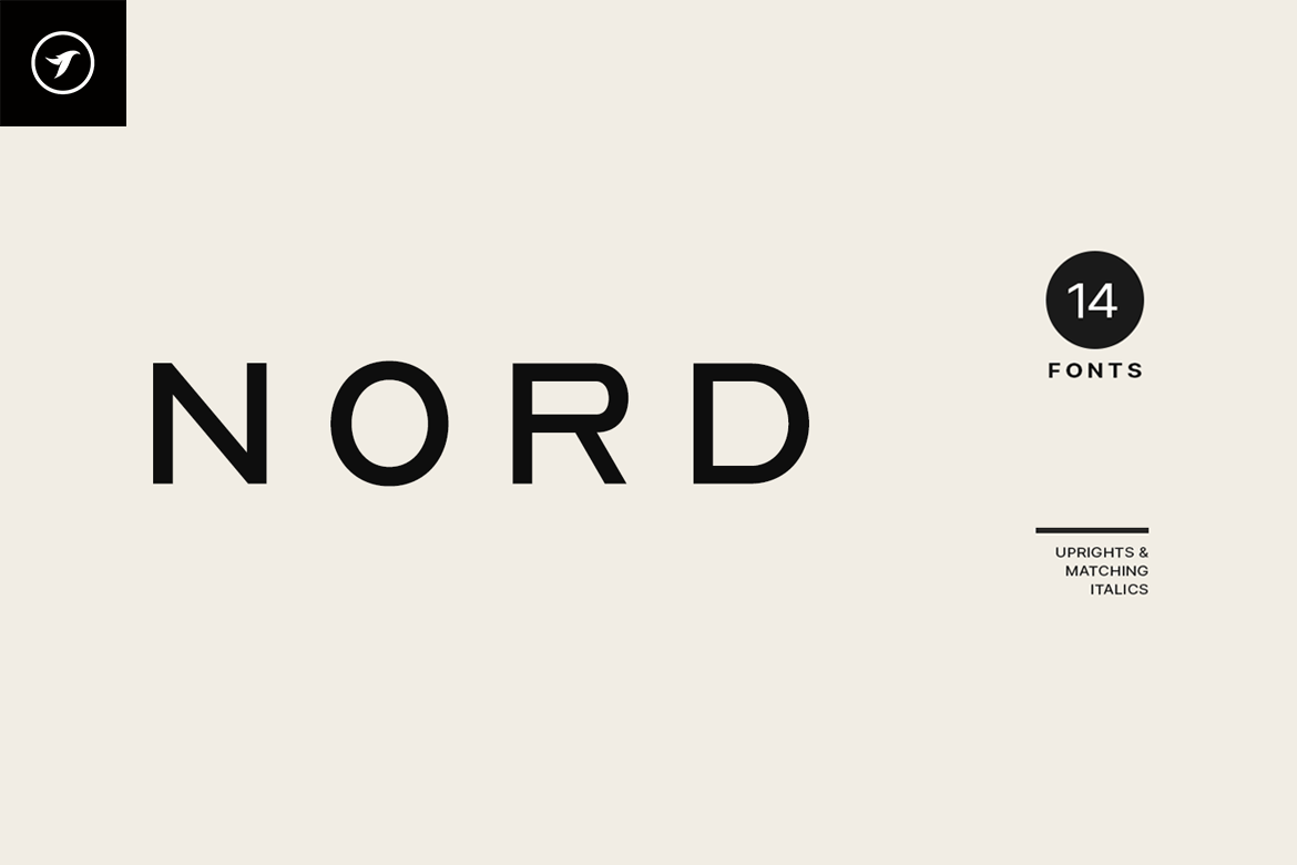 NORD - Minimal Logo & Title Font