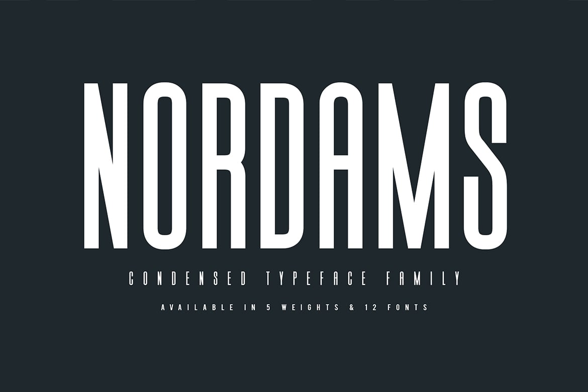 Nordams - Condensed Resume Font