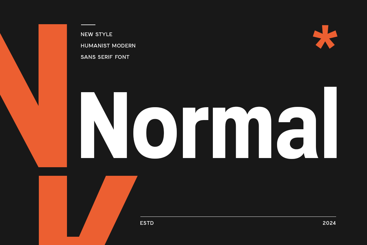 Normal - Humanist Modern Sans Serif Font