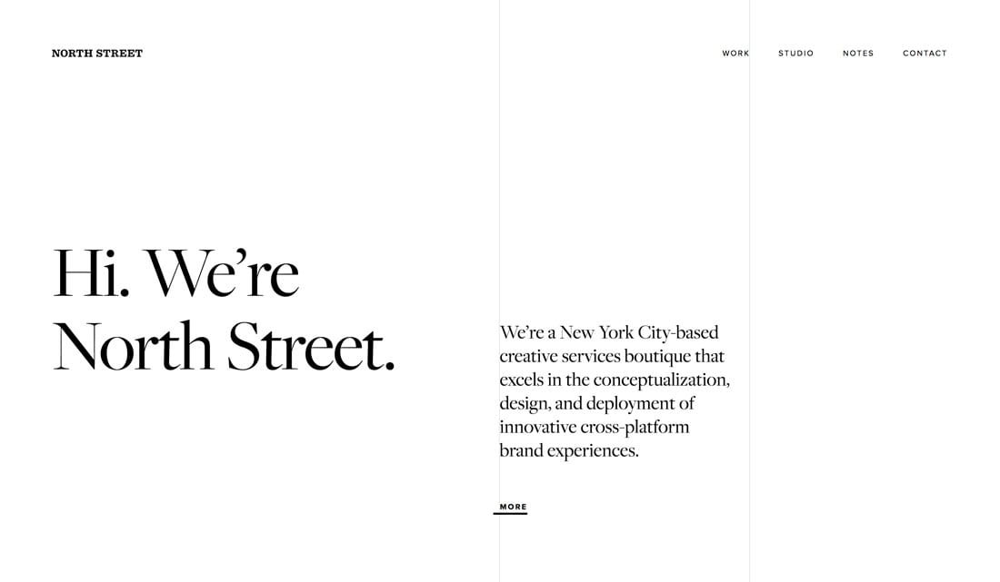 north-street Black and White Design: 10 Stunning Examples (+ Tips) design tips 