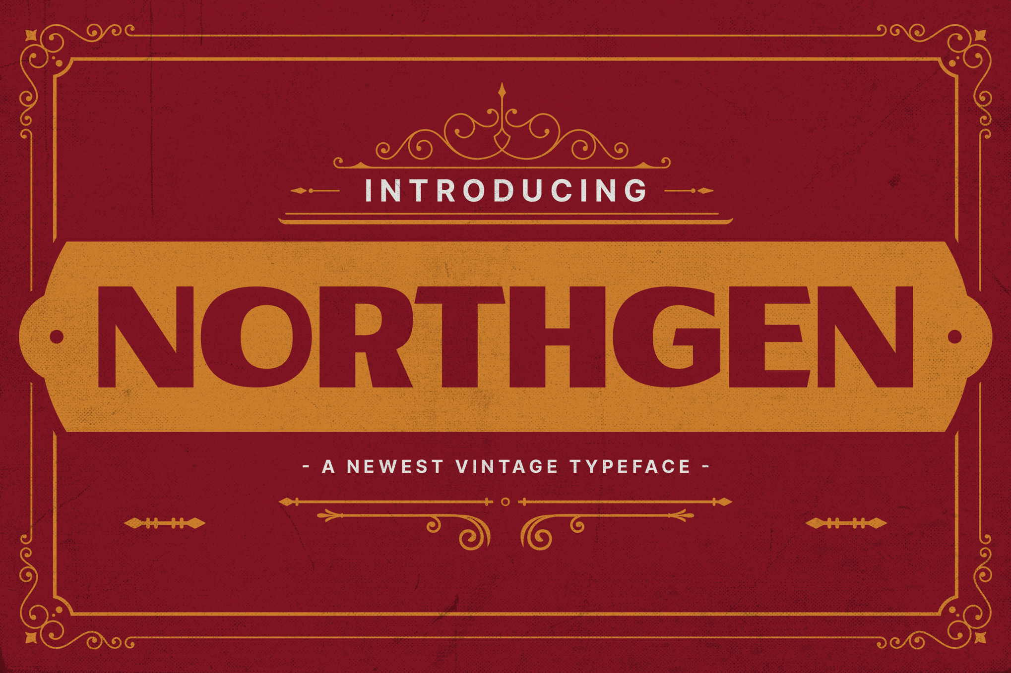 Northgen - Vintage Mid-Century Font