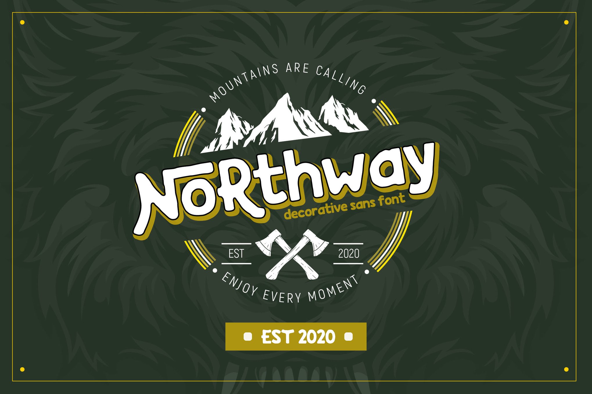 Northway - Decorative Outdoor Font