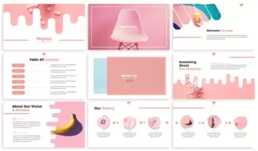 First alternate image for Nuguya Feminine PowerPoint Template