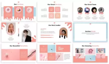 Second alternate image for Nuguya Feminine PowerPoint Template