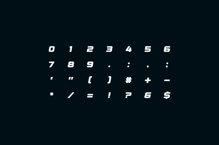 50+ Best Number Fonts for Displaying Numbers Design Shack