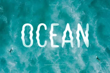Ocean Hand Summer Font