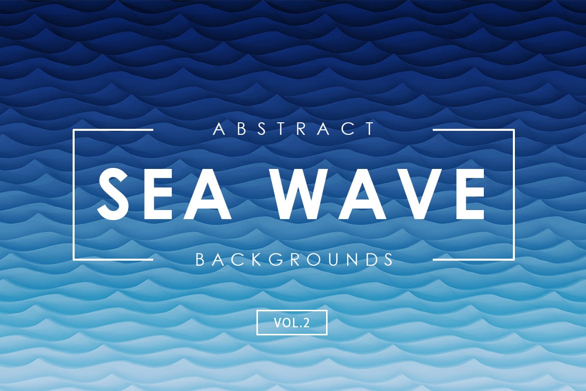 Ocean Wave Abstract Backgrounds