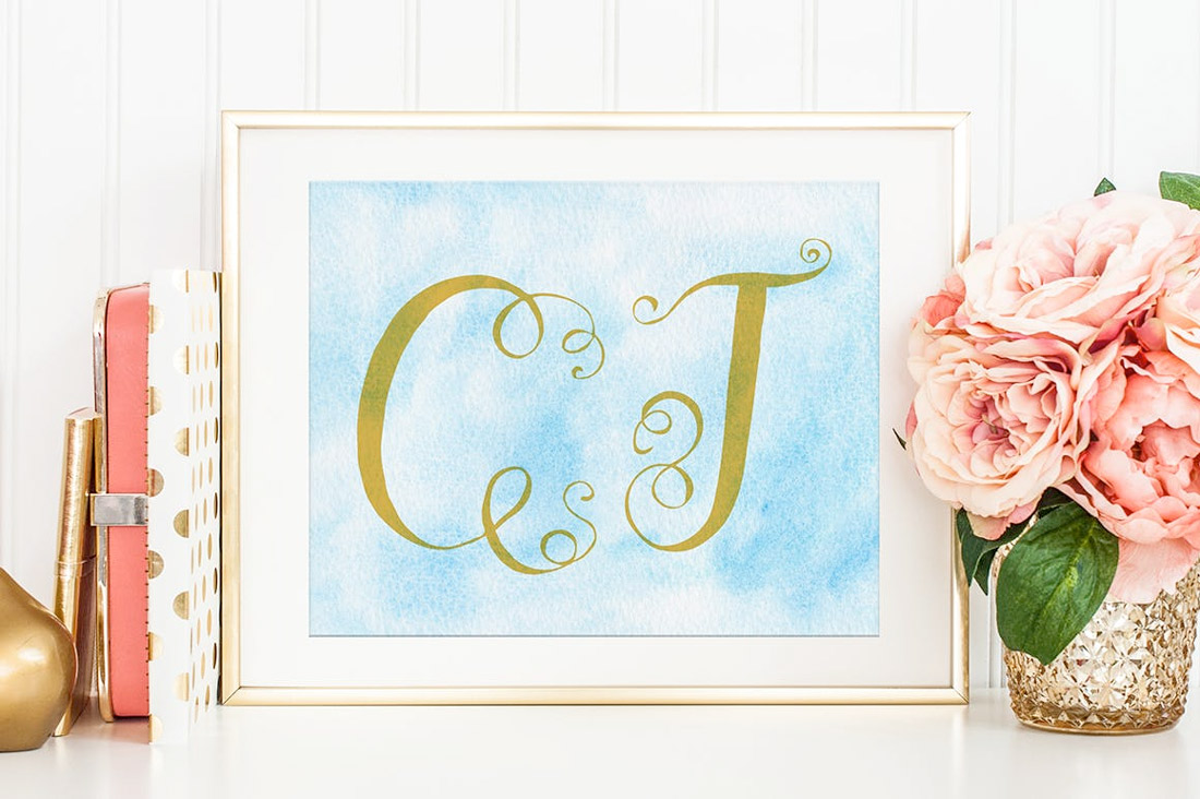 wedding monogram