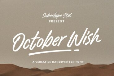 October Wish Marker Font