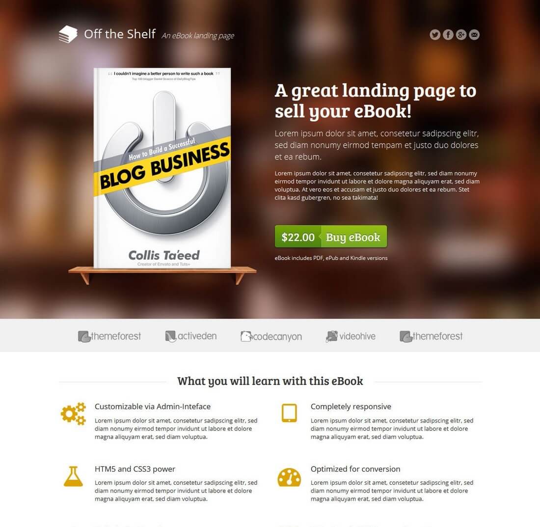 off-the-shelf 30+ Clean & Minimal Landing Page Templates design tips 