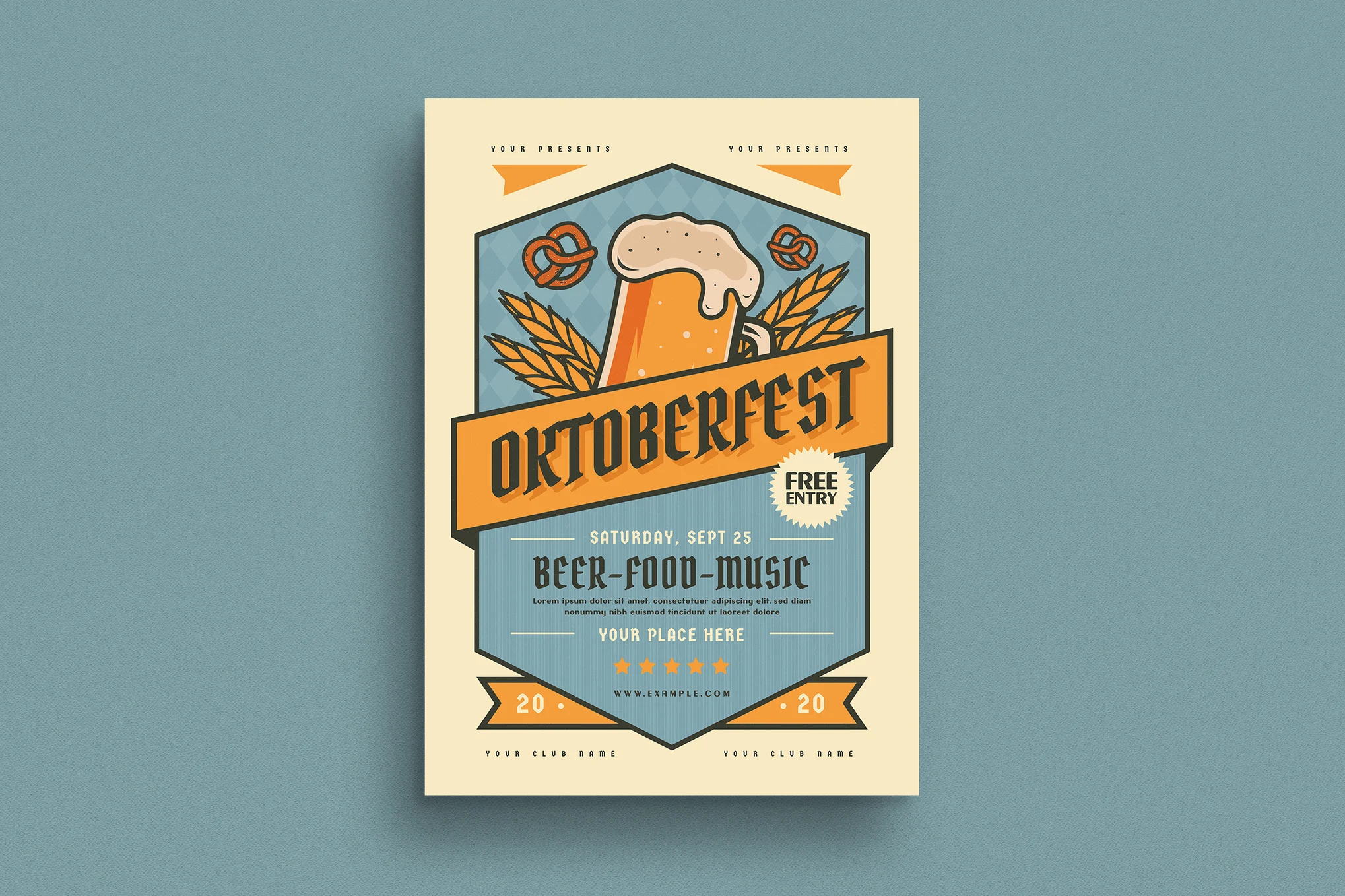 Oktoberfest Event Flyer Template