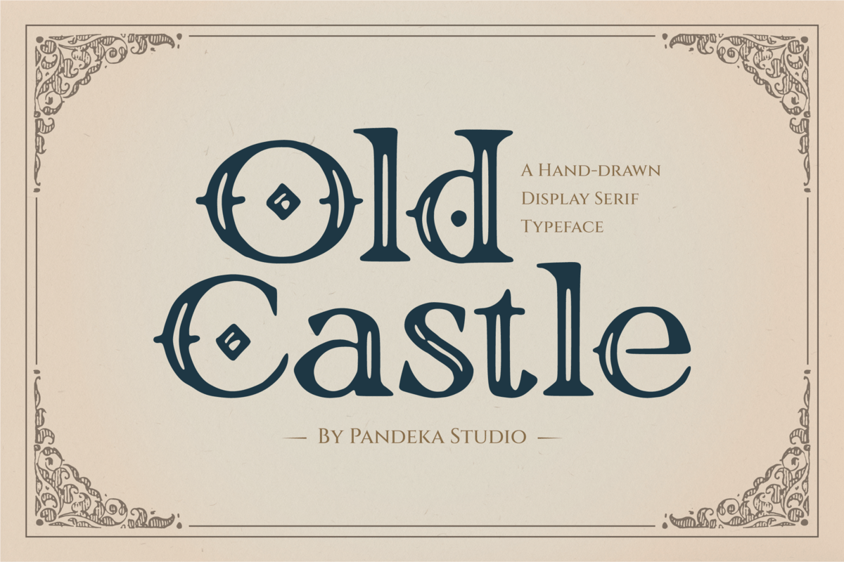 Old Castle - Creative Mid-Century Font