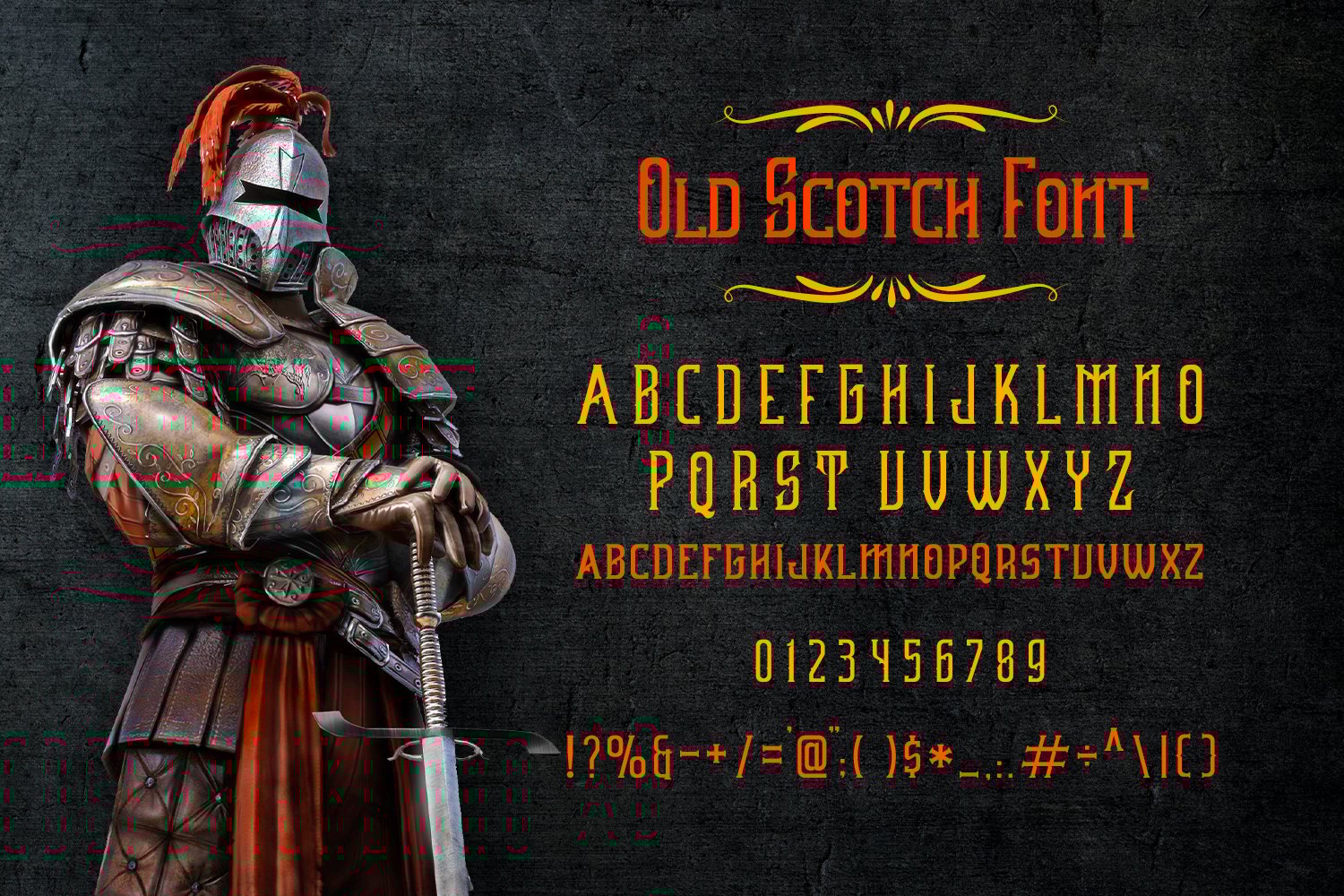 Old Scotch - British Blackletter Font