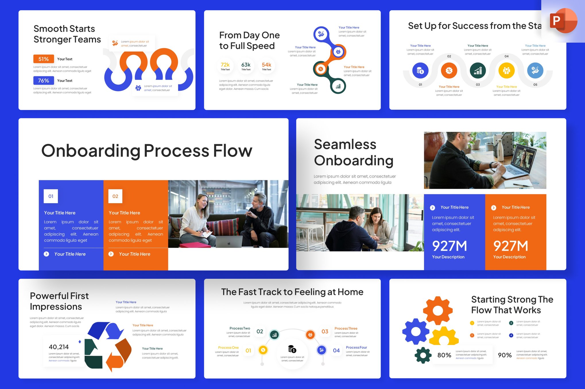 Onboarding Process PowerPoint Presentation Template