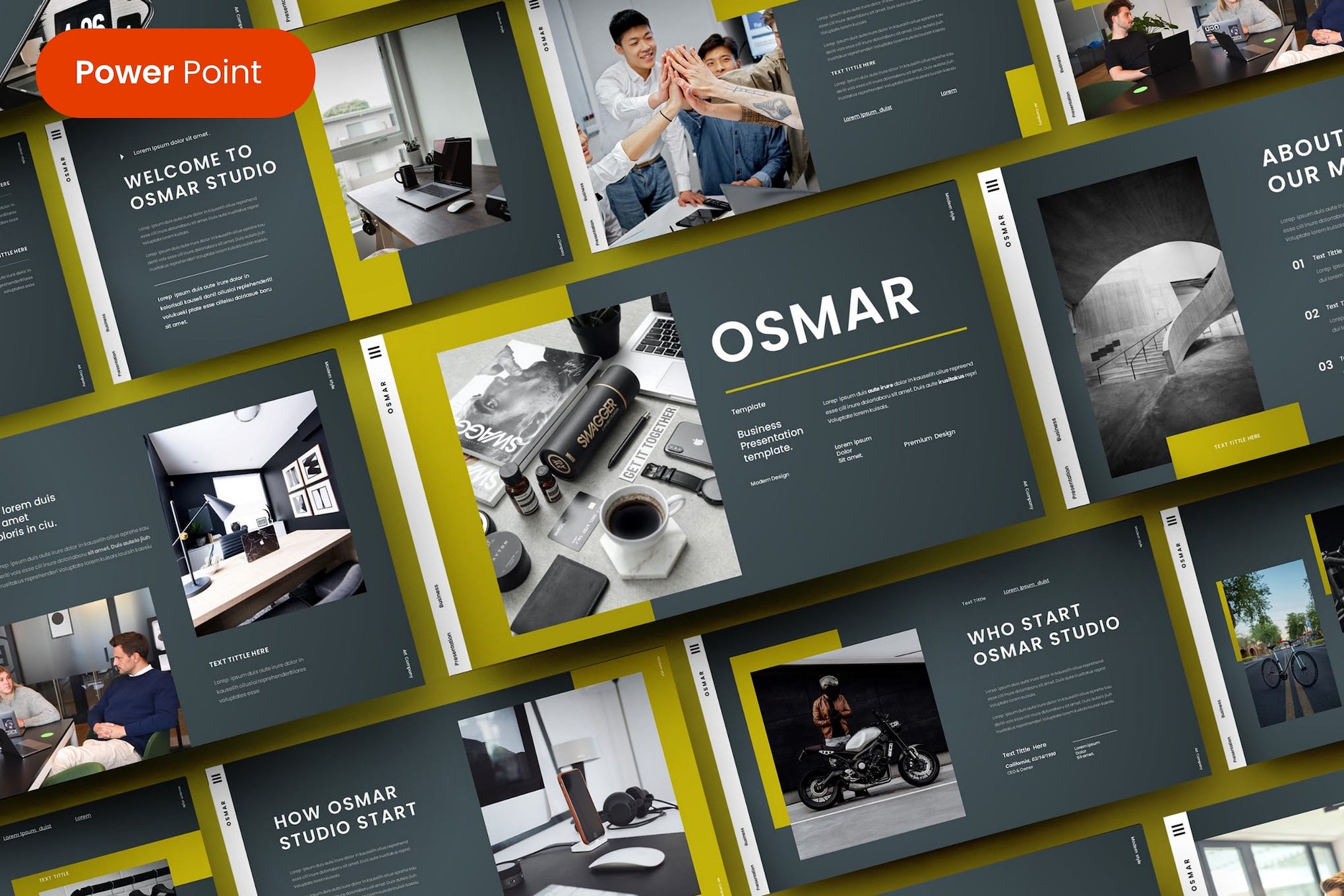 Osmar - Modern Business PowerPoint Template