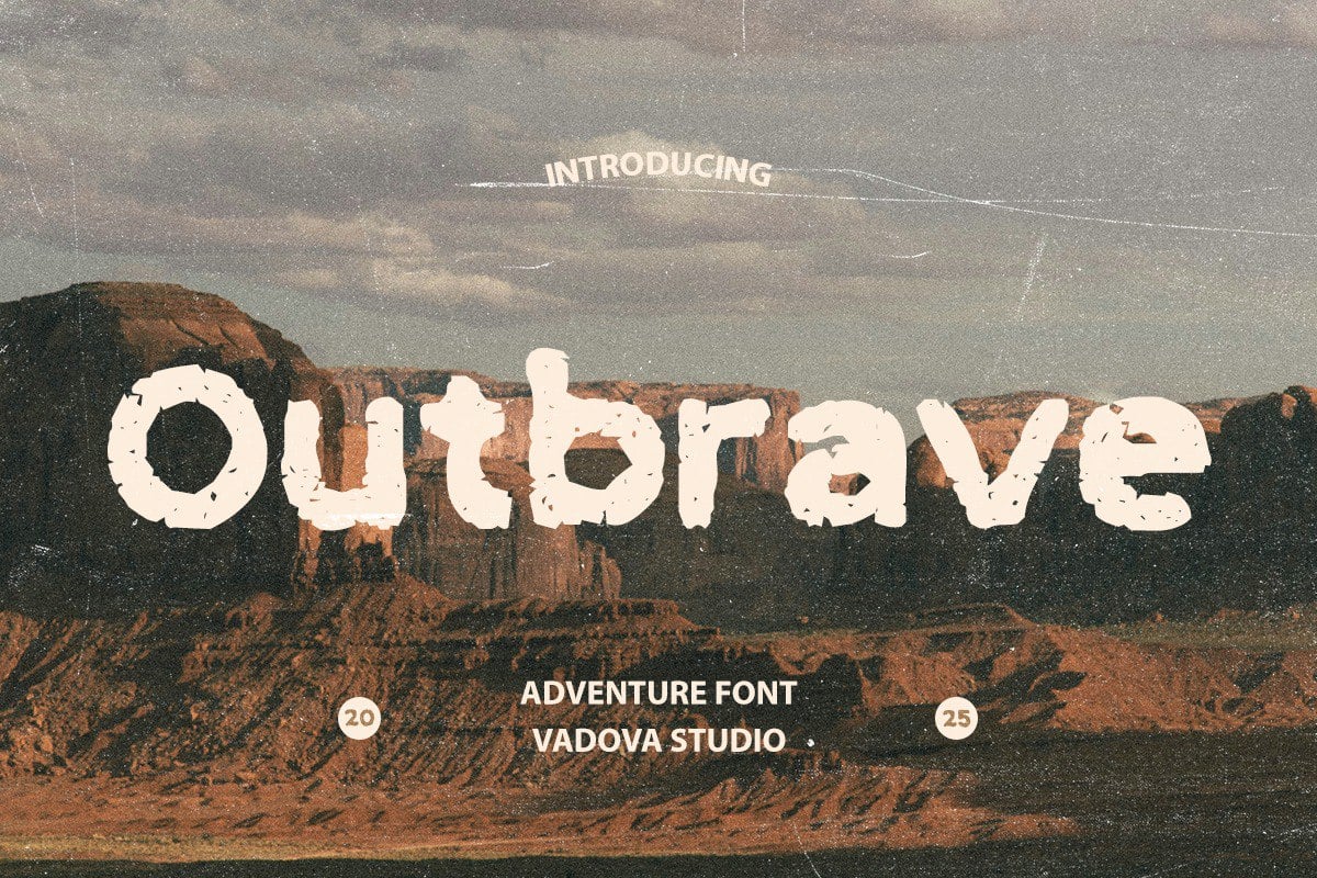 Outbrave - Outdoor Adventure Font