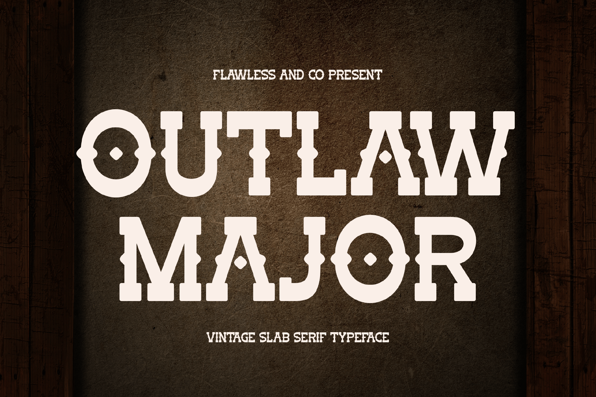 Outlaw Major - Serif Western Font