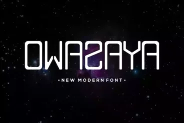 Second alternate image for Owazaya Modern Condensed Font