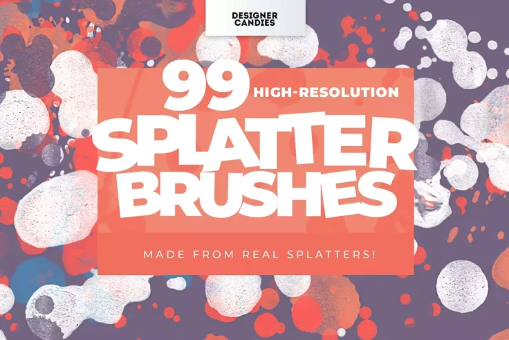 View Information about Paint Splatter Brushes for Photoshop