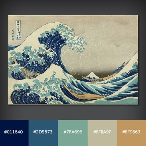 10 Free Color Palettes From 10 Famous Paintings Design Shack