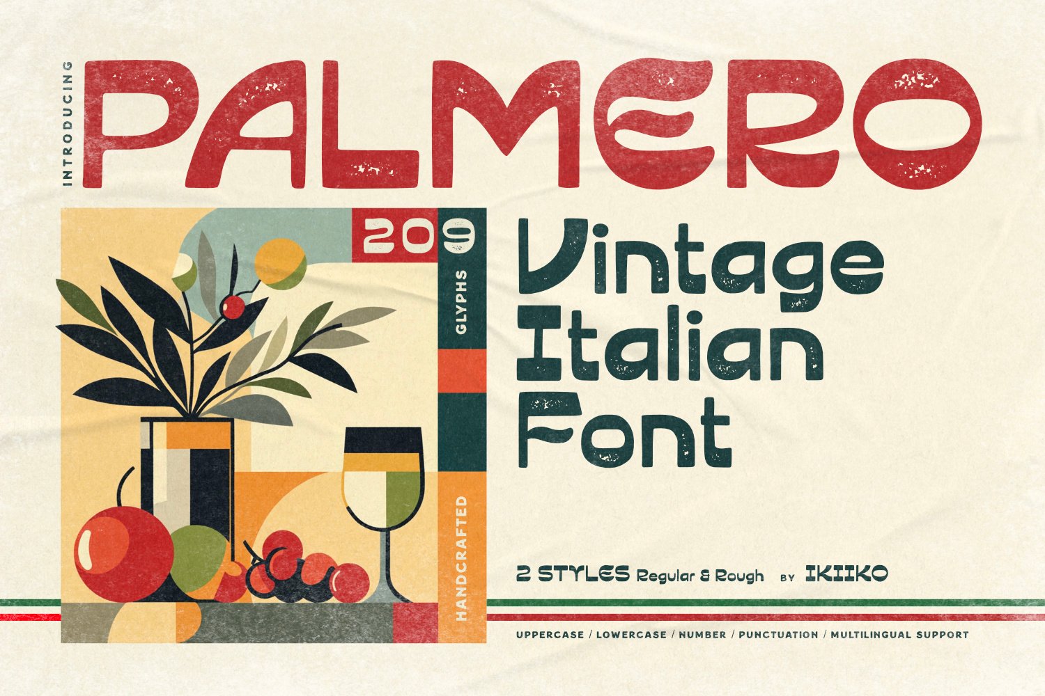 Palmero - Fuente italiana vintage