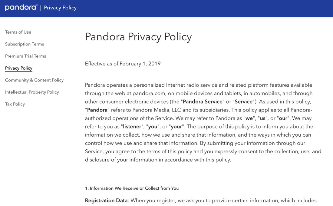 how to write a privacy policy